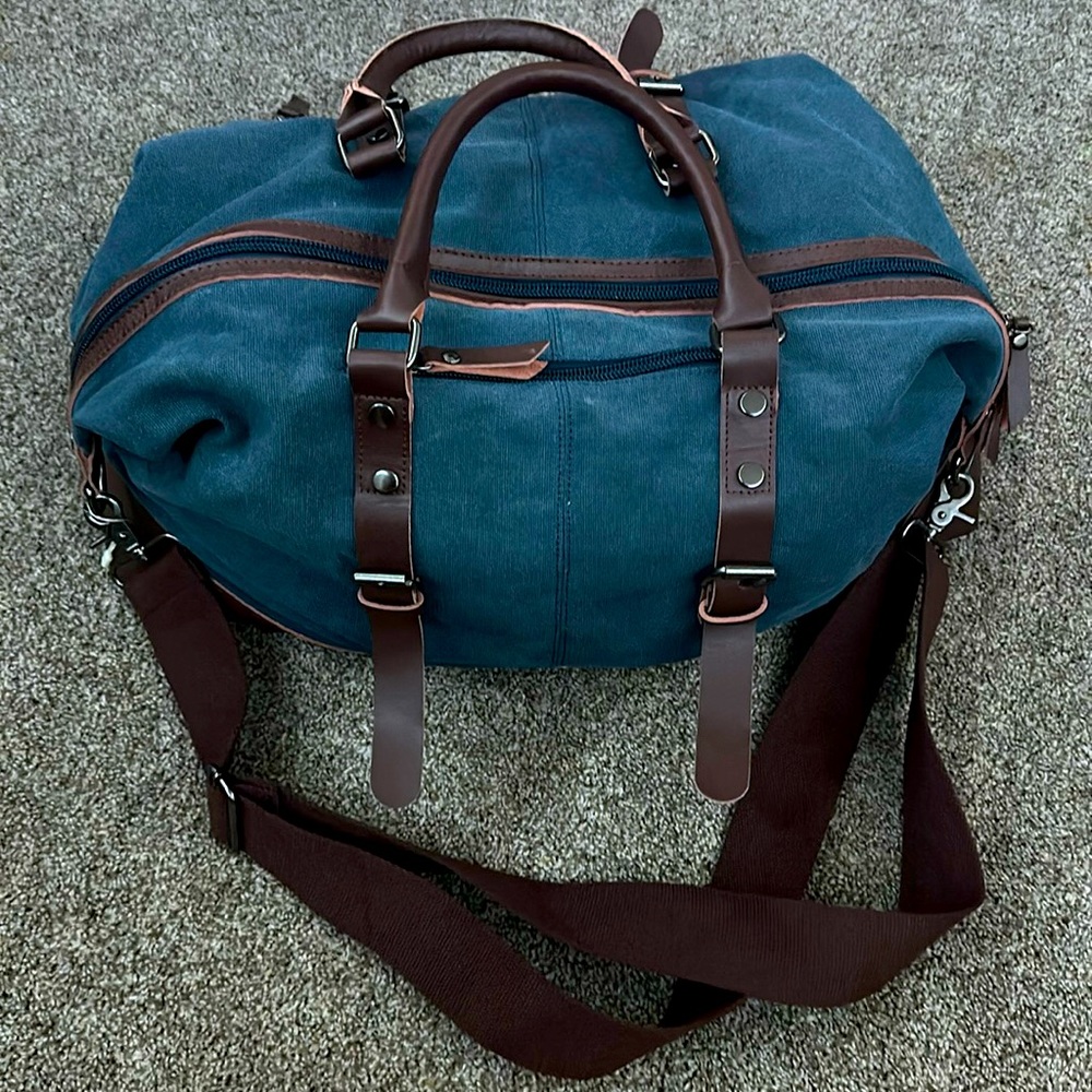 huge blue bag